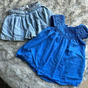 Zara dres and denim short bundle
